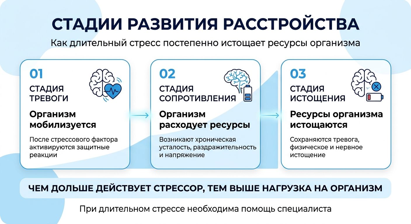 Лечение стресса в городе Тында инфографика
